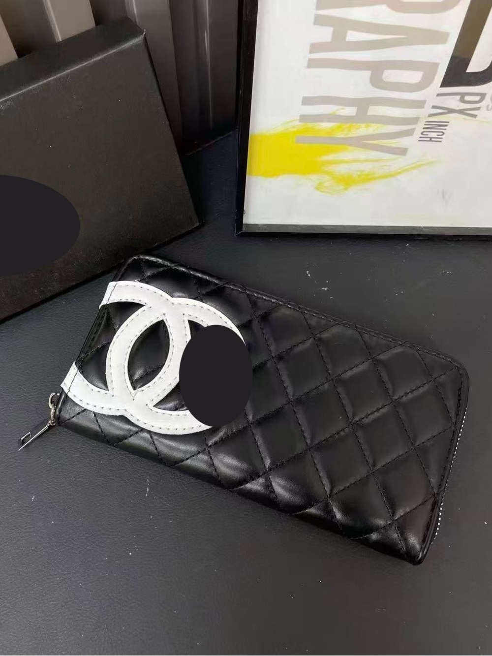 New women’s black fashion wallet